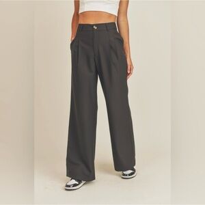 Wide Leg Black Pants